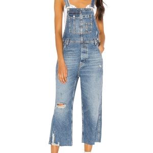 Free People denim jumpsuit